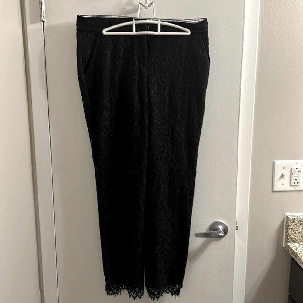 LACE black pants